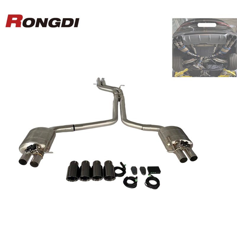 Catback Exhaust Factory - OEM Valvetronic for Audi S4 S5 B8 B8.5