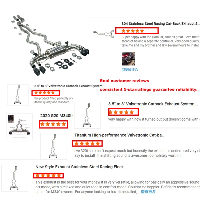 Catback Exhaust Manufacturer - OEM Performance for BMW M340i G20