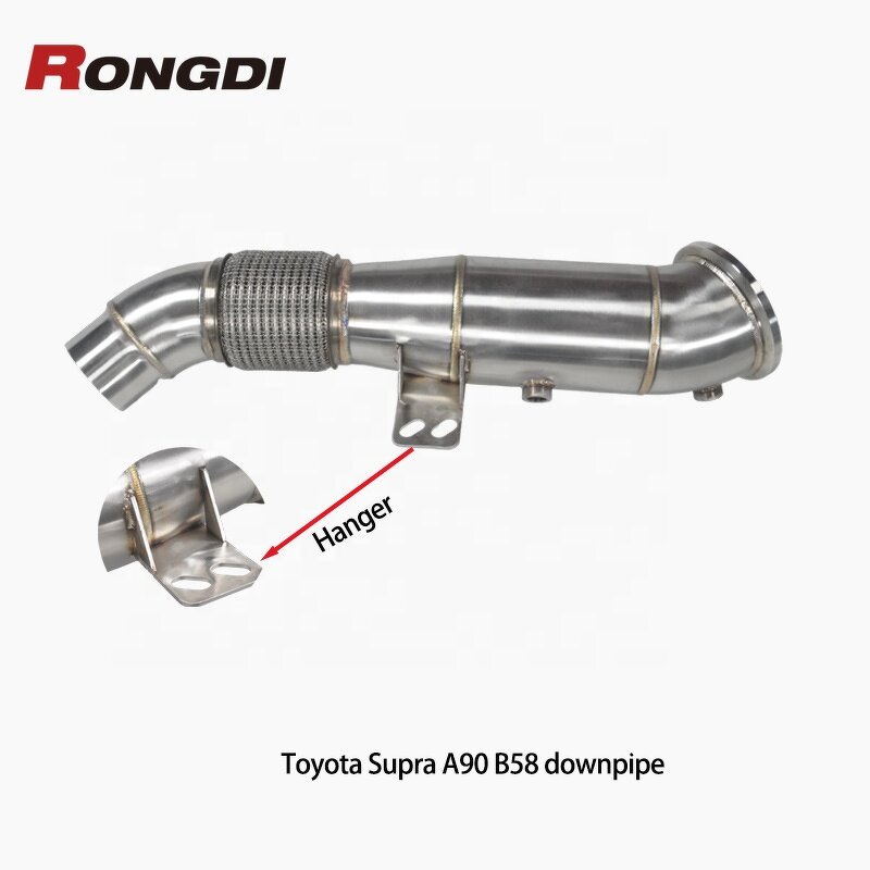 Downpipe Manufacturer - OEM High Flow Brushed for Toyota Supra A90