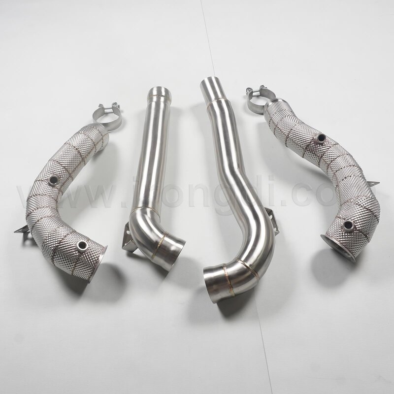 Exhaust Downpipe Manufacturer - OEM for Benz AMG GT 304 Stainless