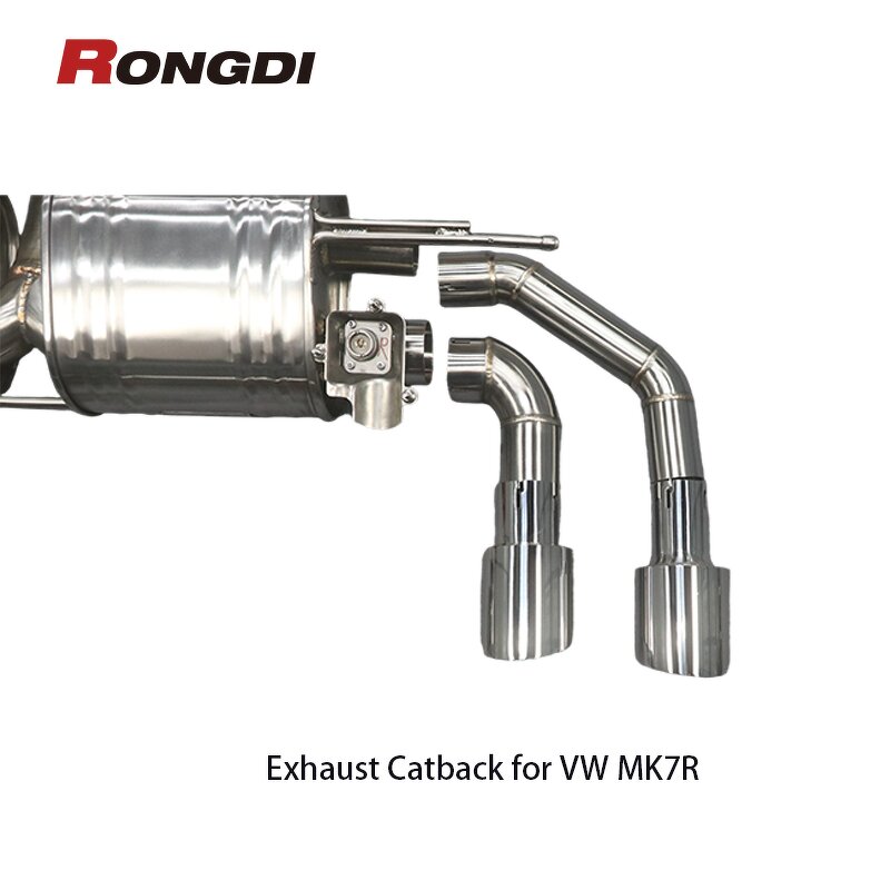 Catback Exhaust Manufacturer - OEM 304 Stainless for VW Golf Mk7 7R