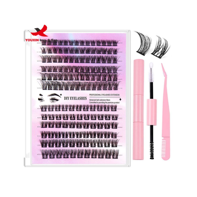 DIY Lash Kit Supplier - Bulk New Design Natural Segment Individual