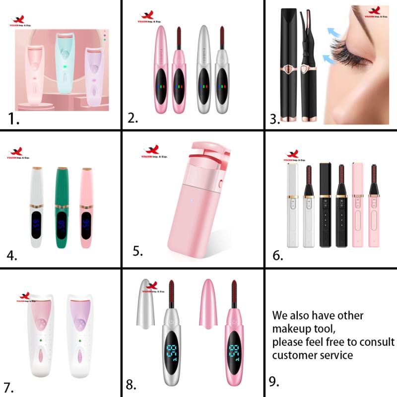 Eyelash Curler Factory - OEM Rechargeable Heated Perm Clip Makeup
