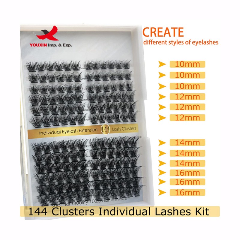 Eyelash Extensions Manufacturer - OEM Clusters DIY Curl Volume