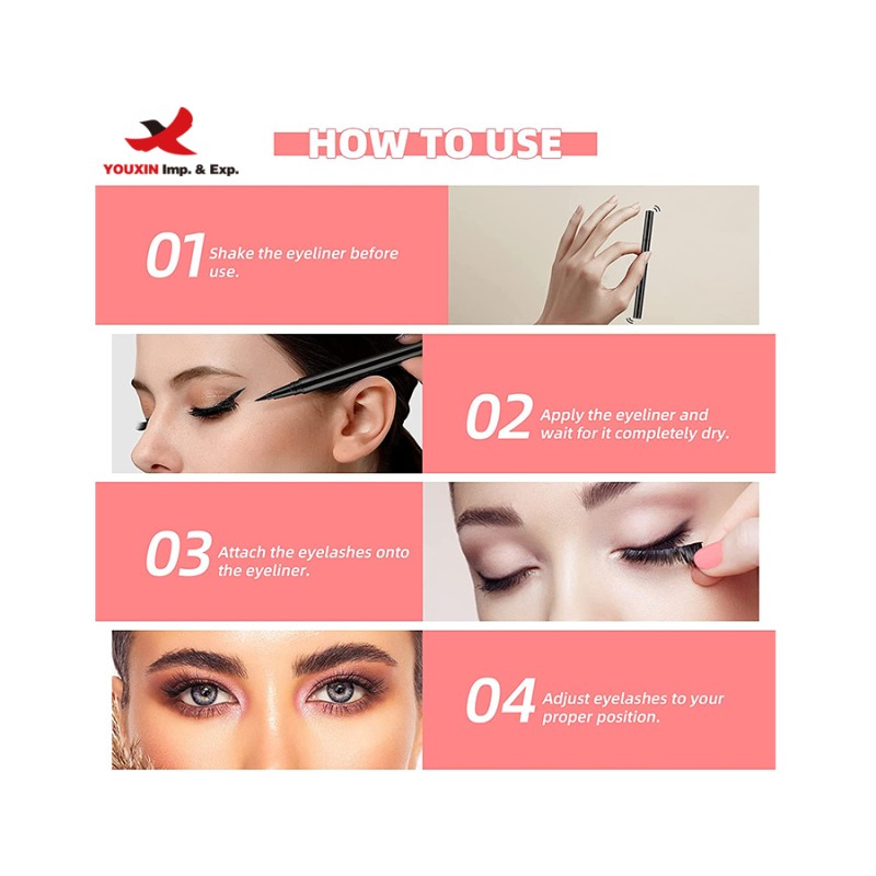 Magnetic Eyelashes Factory - OEM 10 Pairs Easy Use Long Lasting