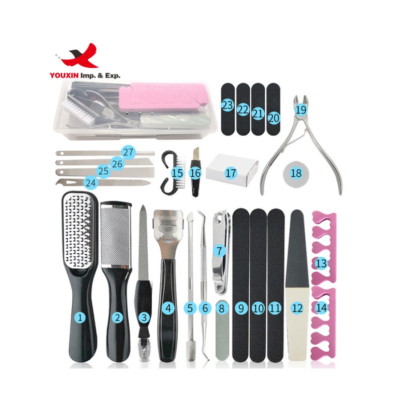 Foot Care Kit Manufacturer - OEM Stainless Steel File Callus Set