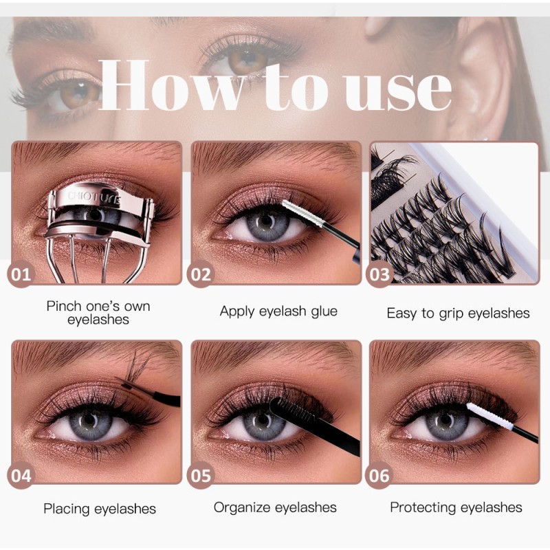 Cluster Lashes Factory - Bulk Mix 10-16mm Professional Individual