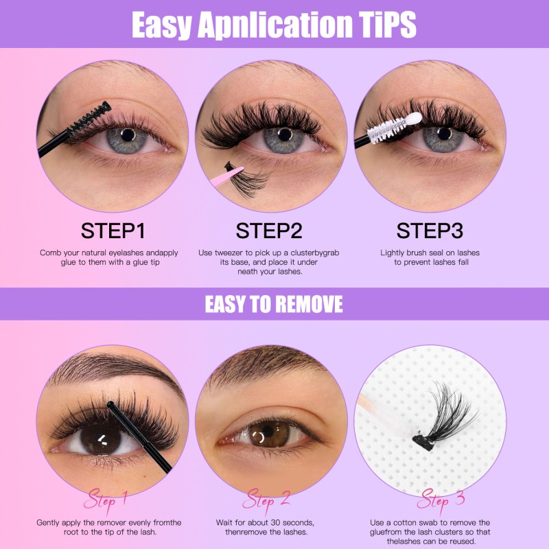 Cluster Lashes Supplier - Bulk Dense with Your Own Logo DIY