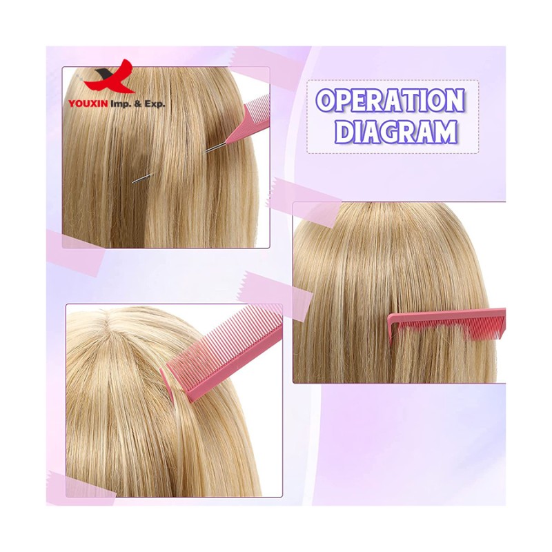 Hair Styling Comb Factory - Bulk DIY Teasing Brush Rat Tail Set