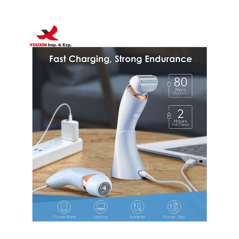 Women Epilator Factory - OEM USB Rechargeable Lady Shaver