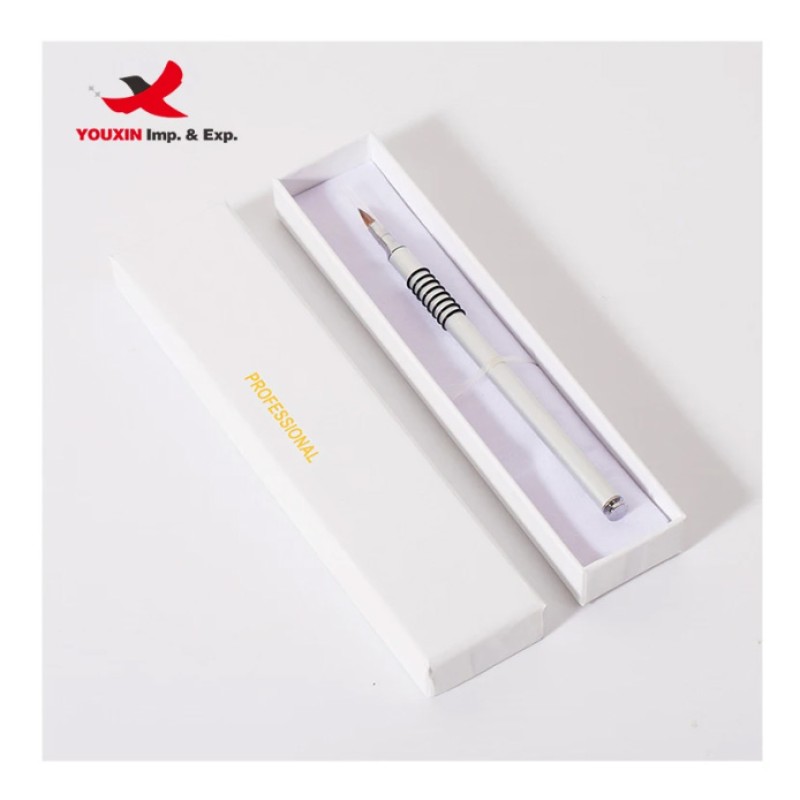 Nail Art Brush Factory - Bulk 3D Silver Metal Non Slip Handle