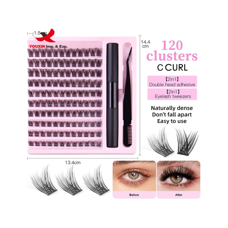 Segmented Eyelashes Factory - OEM Natural DIY Individual Cluster