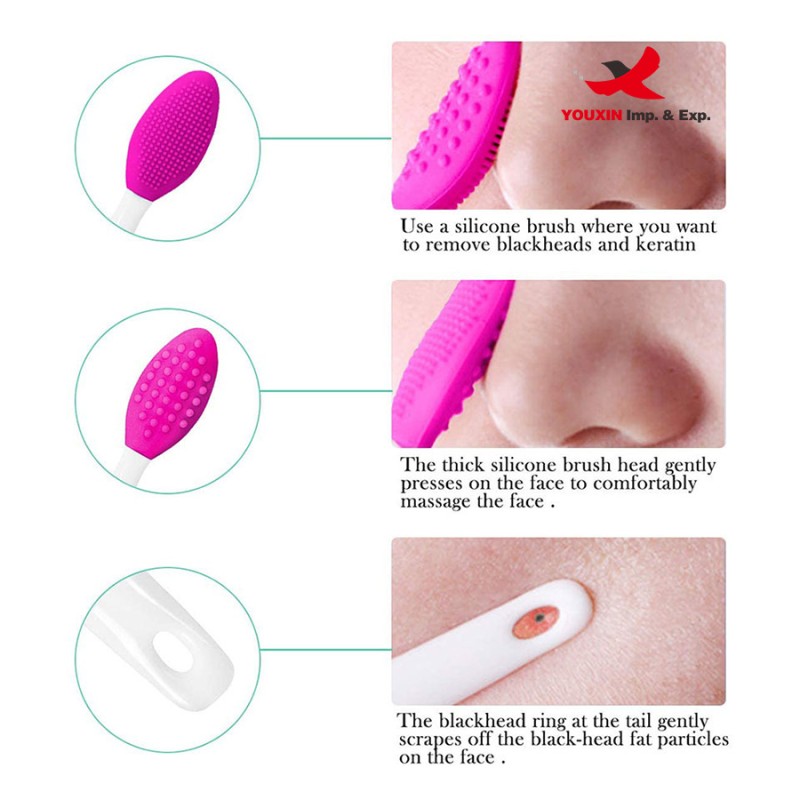 Silicone Brush Factory - Bulk Double-Sided Blackhead Removal