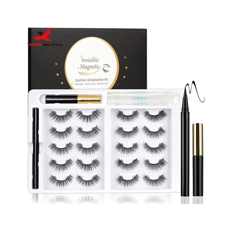 Magnetic Eyelashes Factory - OEM 10 Pairs Easy Use Long Lasting