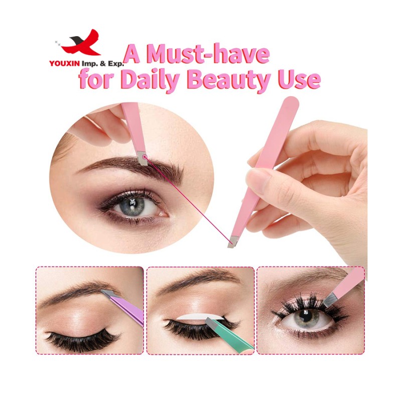 Eyebrow Tweezer Set Factory - OEM 6 Pcs Craft Sharp Precision