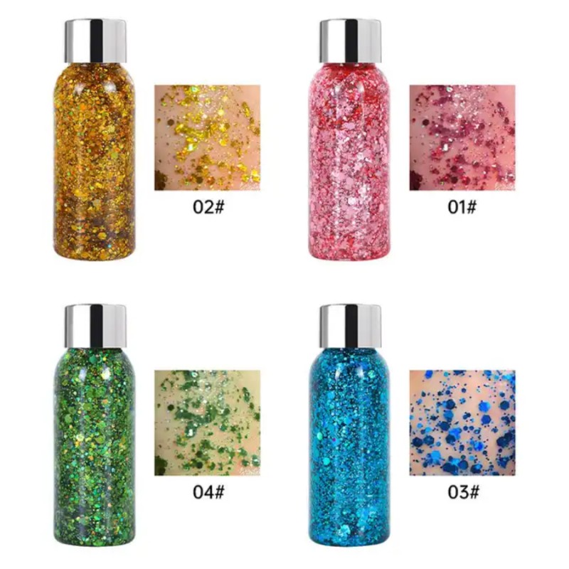 Makeup Glitter Factory - Bulk Christmas Festival Chunky Gel
