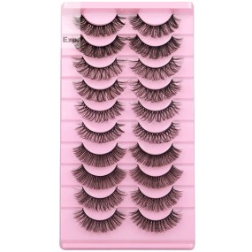 False Eyelashes Factory - OEM 2022 Hot Selling D Curl Wispy