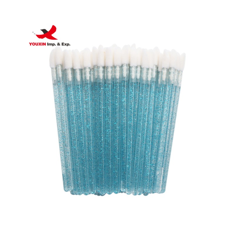 Lip Brush Manufacturer - OEM 50pcs Disposable Crystal Rod Wand