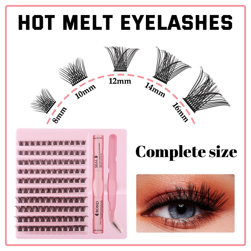 Cluster Eyelash Kit Manufacturer - OEM Wholesale D Curl 10-16mm