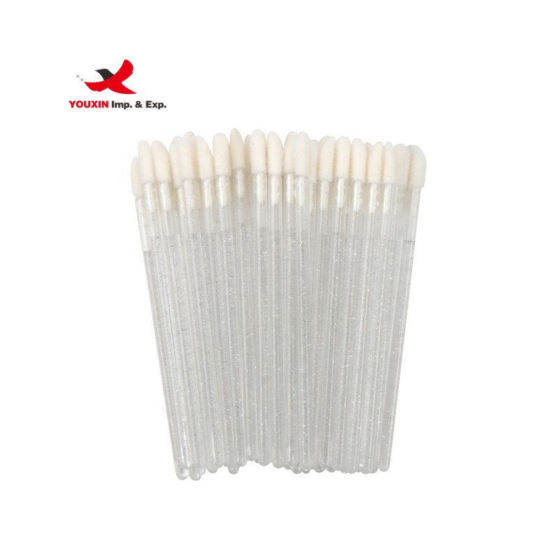 Lip Brush Manufacturer - OEM 50pcs Disposable Crystal Rod Wand