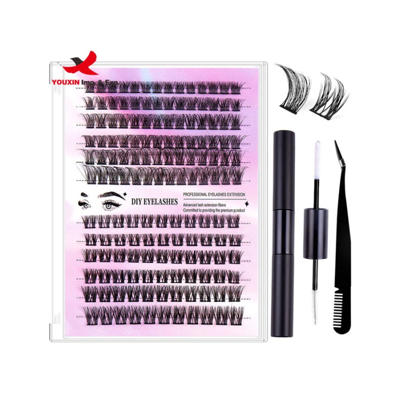 DIY Lash Kit Supplier - Bulk New Design Natural Segment Individual