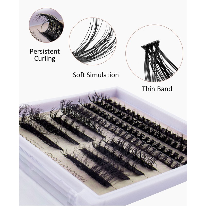 Cluster Lashes Factory - Bulk Mix 10-16mm Professional Individual
