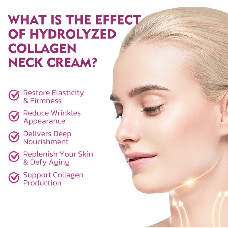 Neck Cream Supplier - OEM New 40g Hydrolyzed Collagen Tightening