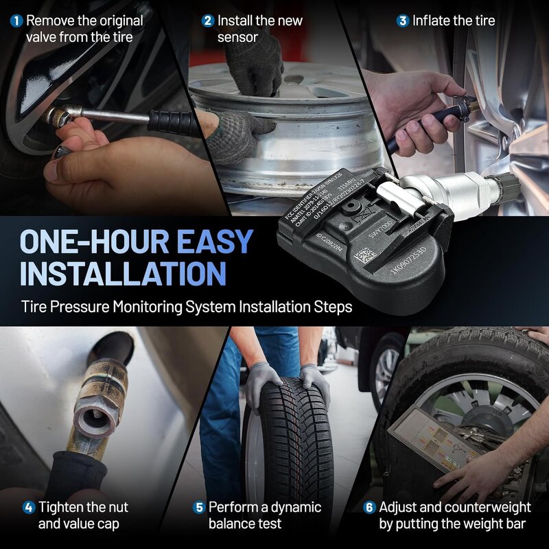 TPMS Sensor Factory - OEM/ODM 315MHz 1K0907253D for Audi VW