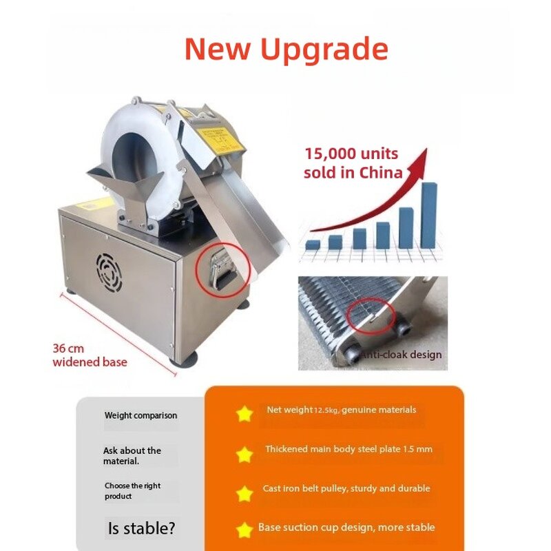Vegetable Cutter Factory - Wholesale Commercial Electric Full-Automatic Adjustable
