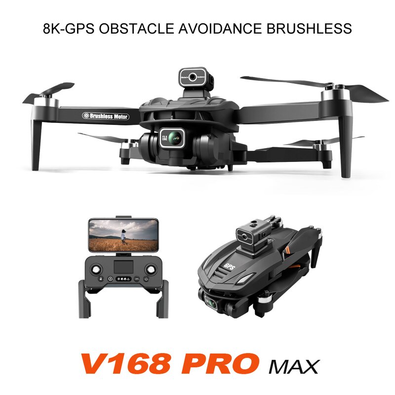 GPS Camera Drone Manufacturer - OEM V168 4K Professional Optical Flow