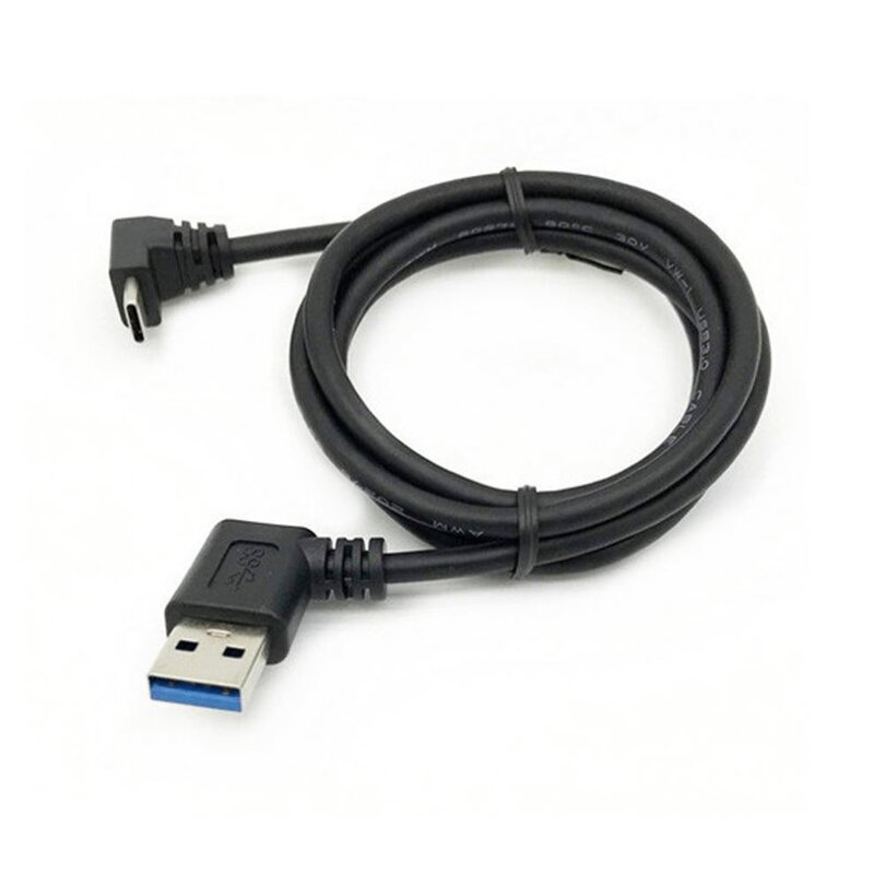 USB Cable Factory - OEM Custom 90 Degree Elbow USB 3.0 a to c Male