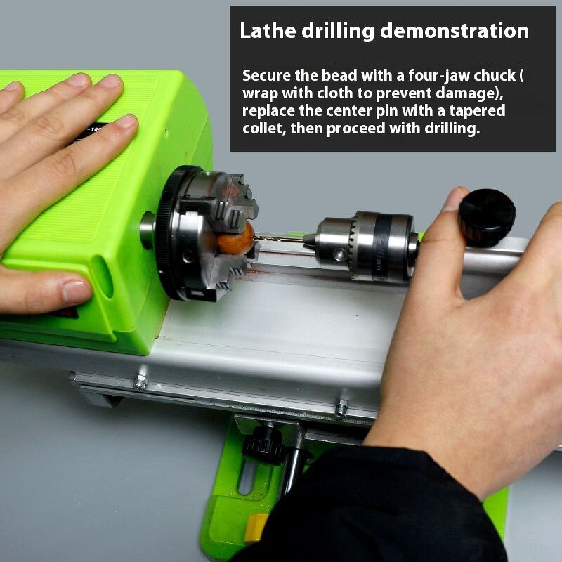 Bead Lathe Machine Factory - Wholesale Mini DIY Horizontal Grinding Polishing