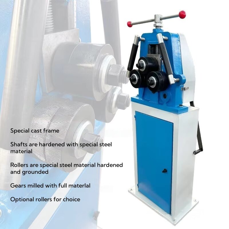 Bending Rolling Machine Factory - OEM All-Steel Manual Three-Roll RBM10