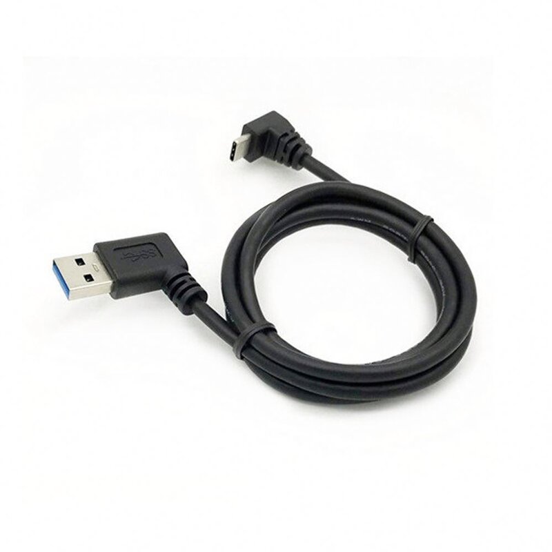 USB Cable Factory - OEM Custom 90 Degree Elbow USB 3.0 a to c Male