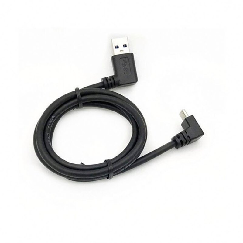 USB Cable Factory - OEM Custom 90 Degree Elbow USB 3.0 a to c Male