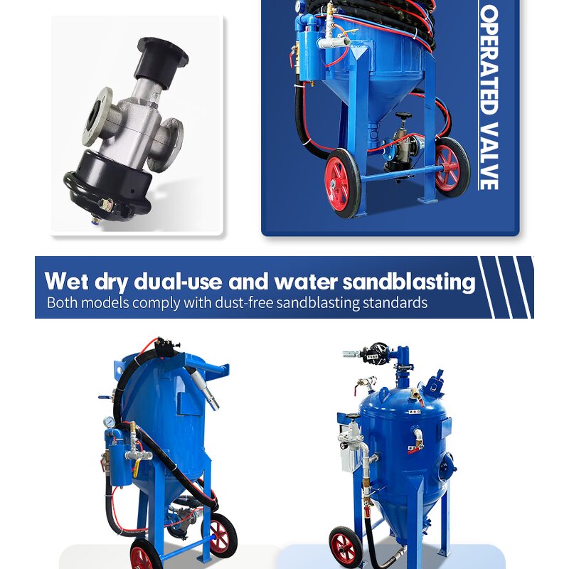 Sandblasting Machine Manufacturer - OEM Mobile Sandblaster for Glass Metal