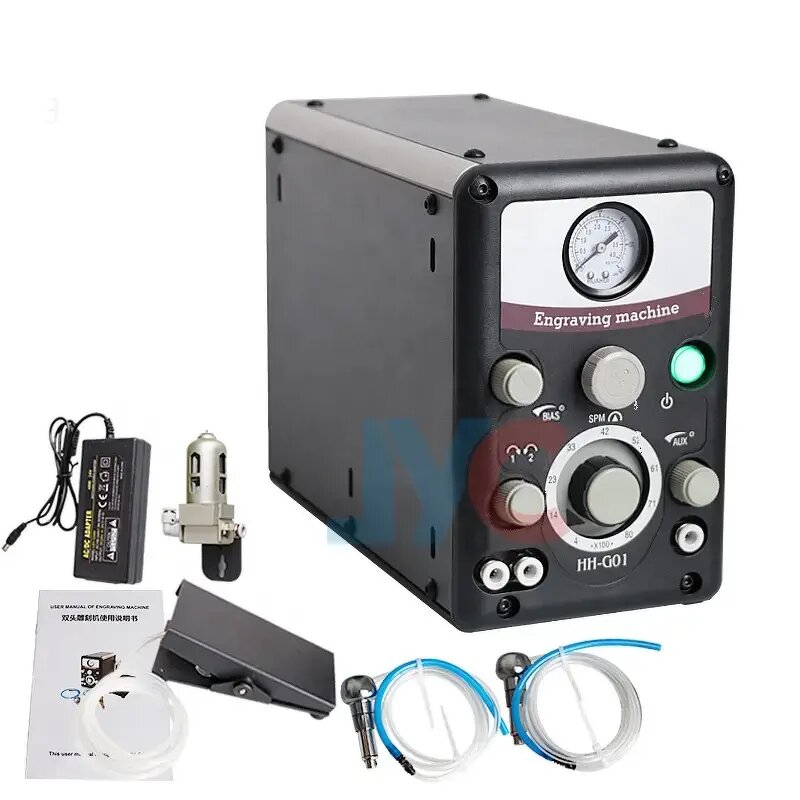 Engraving Machine Manufacturer - OEM 110V/220V Pneumatic Double Head Jewelry