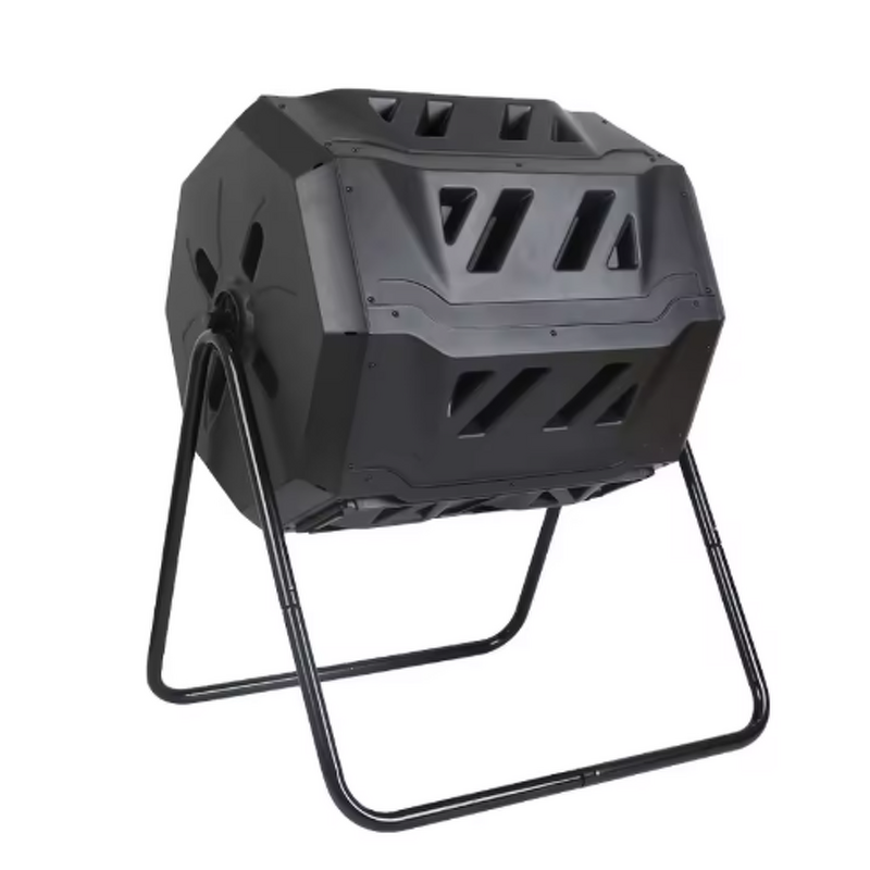 Composter Factory - OEM 43-Gallon Dual Rotating Outdoor Metal Stand