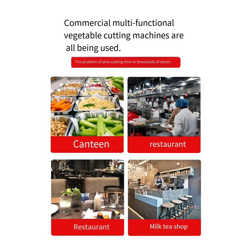 Vegetable Cutter Manufacturer - Wholesale Commercial Electric Multifunctional