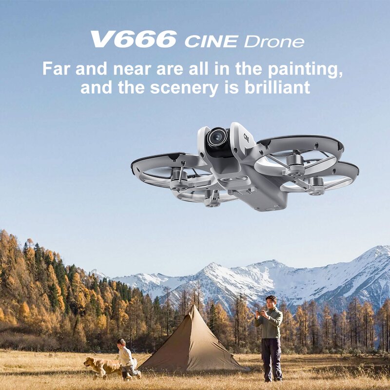 Quadcopter Drone Factory - OEM V666 Dual-Camera Mini Size Smart Hover