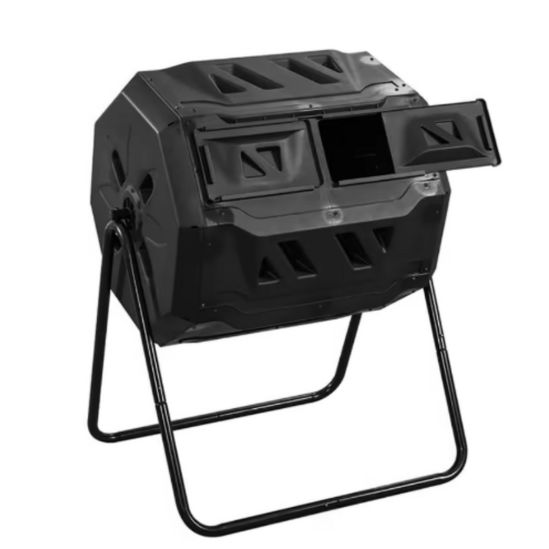 Composter Factory - OEM 43-Gallon Dual Rotating Outdoor Metal Stand