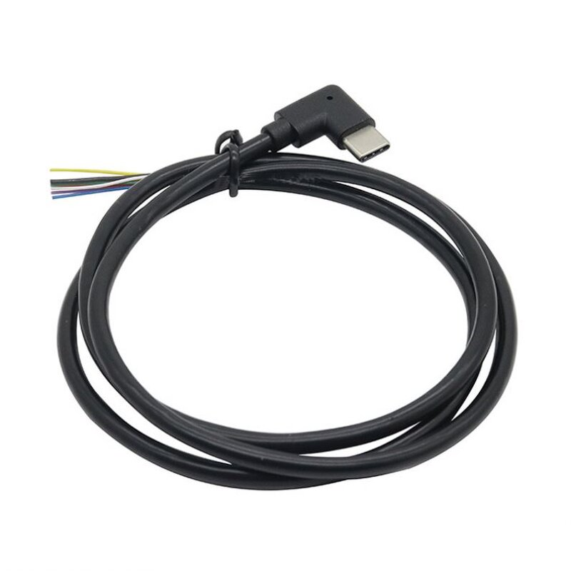 Type-C Cable Manufacturer - OEM Custom 90 Degree L Shaped Bare End