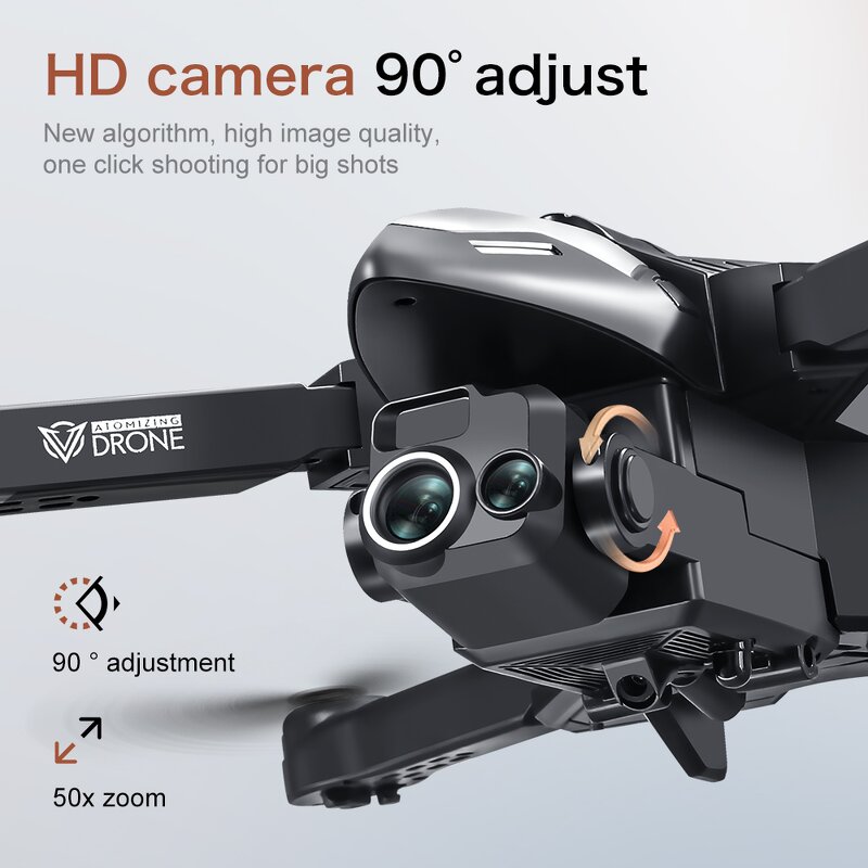 Obstacle Avoidance Drone Manufacturer - OEM V82 4K HD Three Cameras Foldable