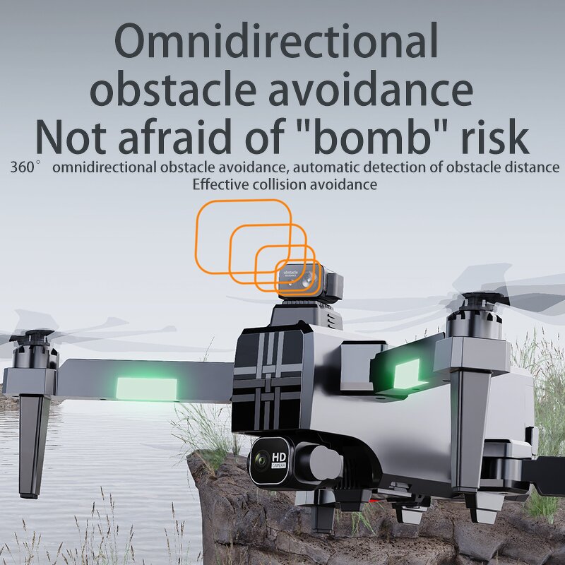 FPV Drone Factory - OEM GD10 4K HD Dual Camera Foldable Quadcopter