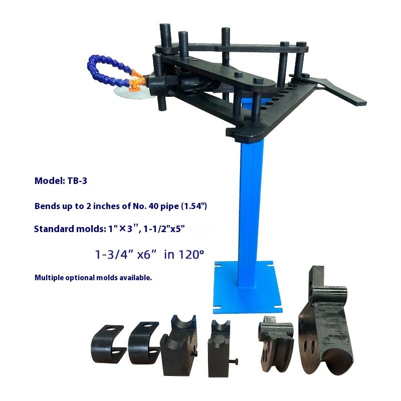 Metal Pipe Bender Factory - Wholesale TB-3 Compact Manual 3 Sets Molds