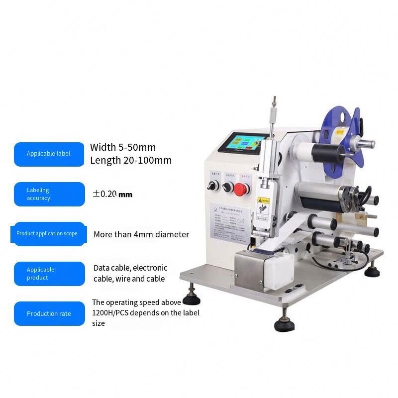 Wire Labeling Machine Manufacturer - OEM Semi-Automatic Desktop Circular