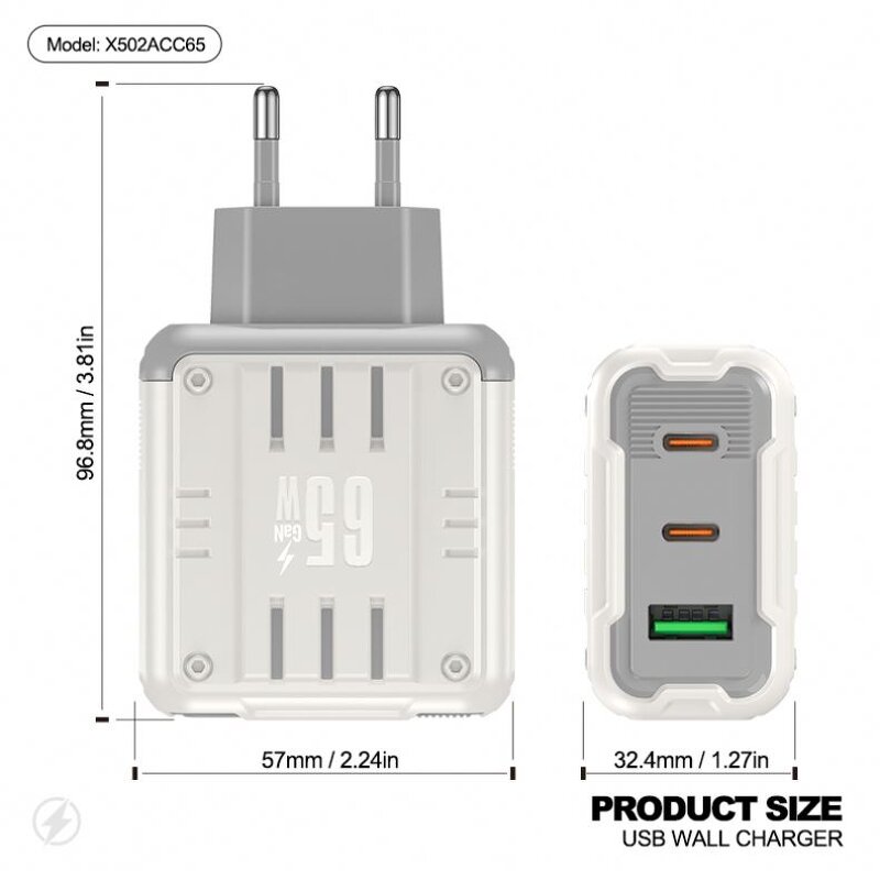 Wall Charger Manufacturer - OEM Wholesale PD65W Type C Super Fast