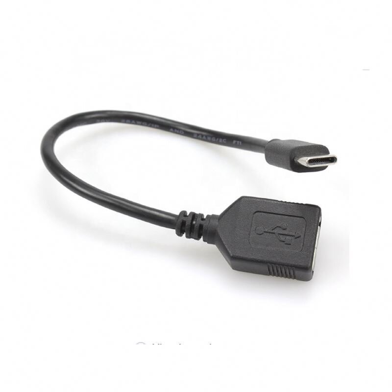 OTG Adapter Cable Factory - OEM USB 2.0 a Female to Type c Male