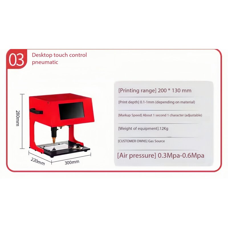 Marking Machine Factory - OEM Electric Pneumatic Table Type Lettering