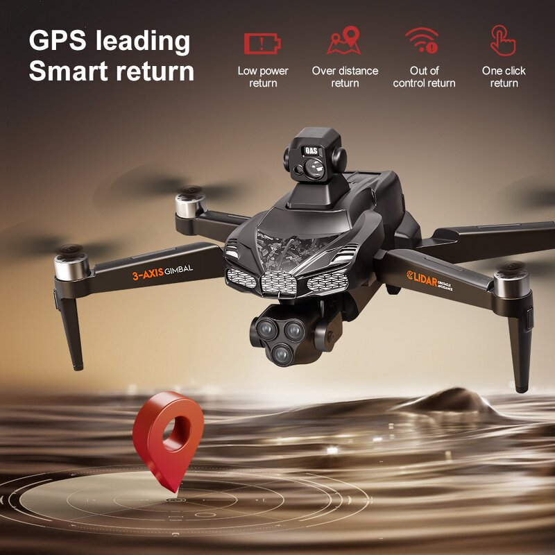 HD Drone Manufacturer - OEM V668 4K GPS Three-Axis Anti-Shake Gimbal